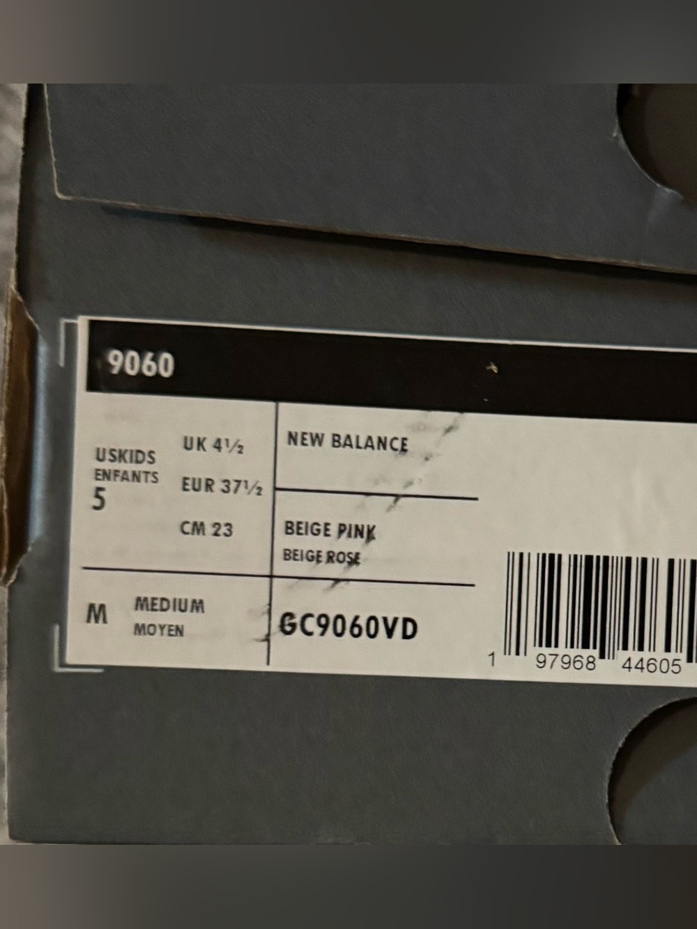 New Balance 9060 Great Plains True Red 5Y/6.5W. Brand New in Box - Picture 7 of 7
